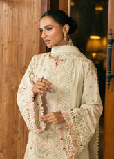 Elaf Luxury Embroidered Karandi 3 Piece Unstitched Suit EF25LW D-EWK-5A PEARLOSA